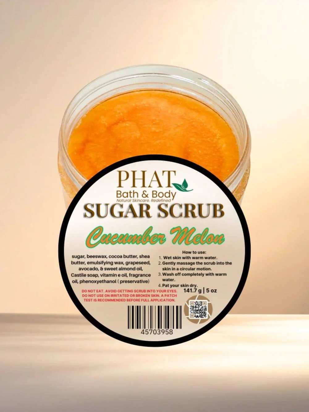 Phat Bath & Body Cucumber Melon Sugar Scrub